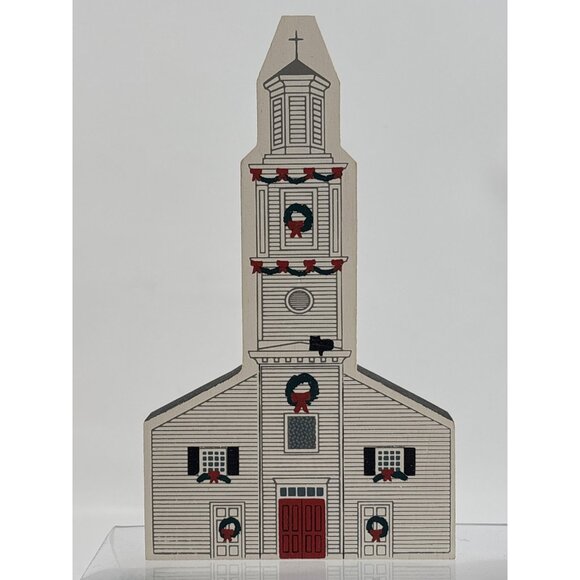 The Cats Meow 1990 Colonial Virginia Christmas St. Johns Church - Picture 1 of 3